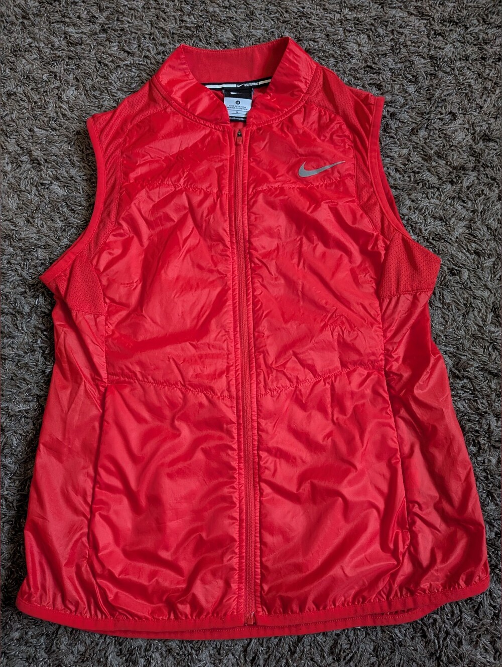 Nike Running Polyfill Aeroloft Bright Red Reflective Women's Vest M